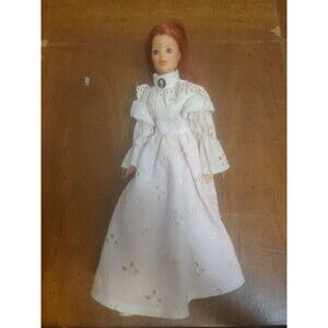 Ideal‎ Jody Old Fashioned Doll Victorian Dress Outfit 9" Red Hair Vintage 1975